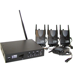 Anchor Audio ALB-40 Sistema Inalámbrico BÁSICO para Asistencia con Audio kit para 4 Usuarios