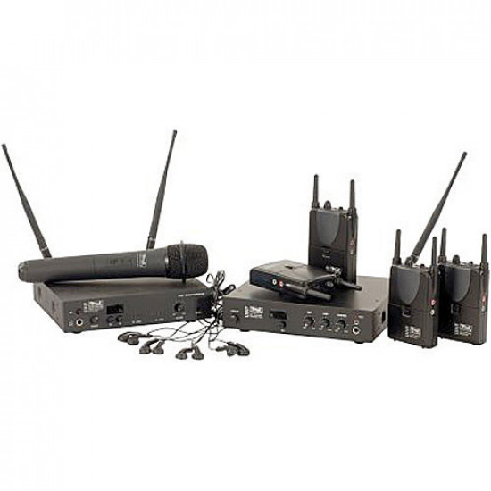 Anchor Audio ALD-40 Sistema Inalámbrico DELUXE para Asistencia con Audio kit para 4 Usuarios