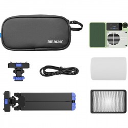 Amaran Kit Panel de luz LED bicolor Ace 25x (verde)