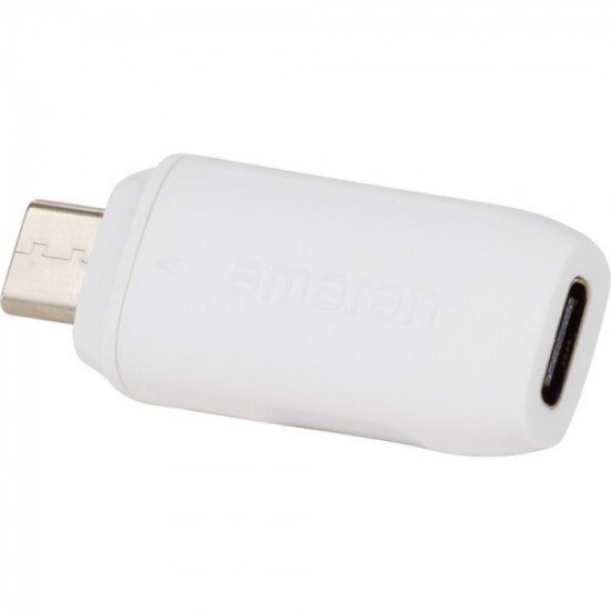 Amaran Kit de micrófono y soporte de escritorio supercardioide  (Blanco)