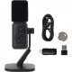 Amaran Kit de micrófono y soporte de escritorio supercardioide  (Charcoal)