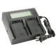 Bevik Cargador doble para Baterías Serie BP-U