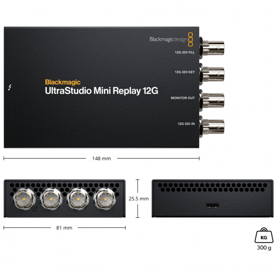 Blackmagic Design UltraStudio Mini Replay 12G