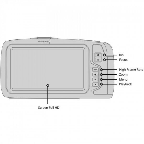 Blackmagic Design Kit EF Pocket Cinema Camera 4K (sólo cuerpo) Blackmagic RAW 