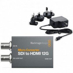 Blackmagic Design Micro Convertidor 12G SDI a HDMI con power