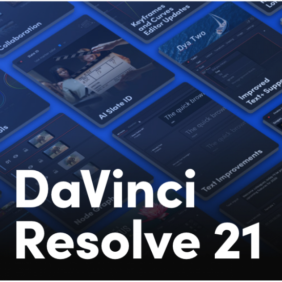 Blackmagic DaVinci Resolve 21 Licencia (Tarjeta de Activación) Studio 