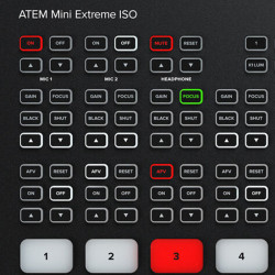 Blackmagic Design ATEM Mini Extreme ISO Mixer 8 HDMI Streaming + Record