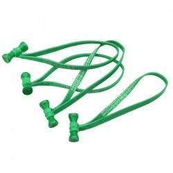 Bongo Ties Grip para Organizar Cables Verde Pack de 10