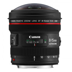 Canon Lente  EF 8-15mm f/4L Fisheye Zoom Angular 
