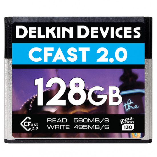 Delkin Devices Tarjeta CFast 2.0 de 128GB