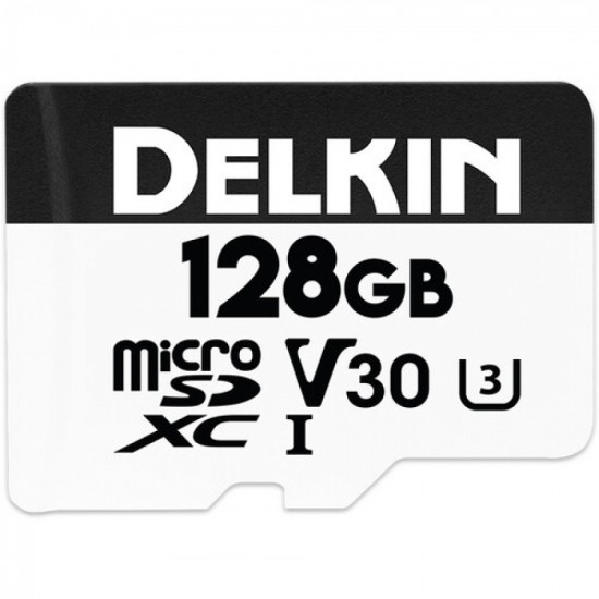 Delkin Devices microSDXC Hyperspeed UHS-I 128GB 4K V30