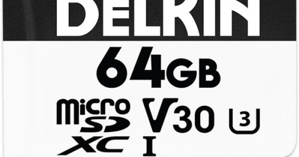 Delkin Dispositivi 32GB HYPERSPEED microSDHC UHS-I (V30) Scheda di memoria