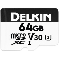 Delkin Devices microSDXC Advantage UHS-I 64GB 4K V30