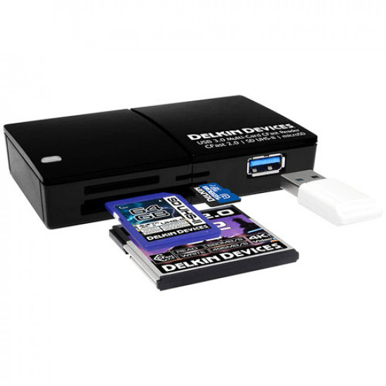 Delkin Devices DDREADER-48 Cfast Lector múltiples ranuras USB 3.1