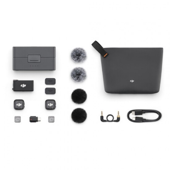 DJI MiC3 Kit de 2 personas para cámara y smartphones