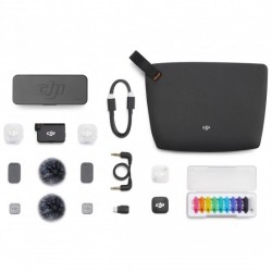 DJI MiC Mini2  Kit de 2 mic para cámaras y smartphones