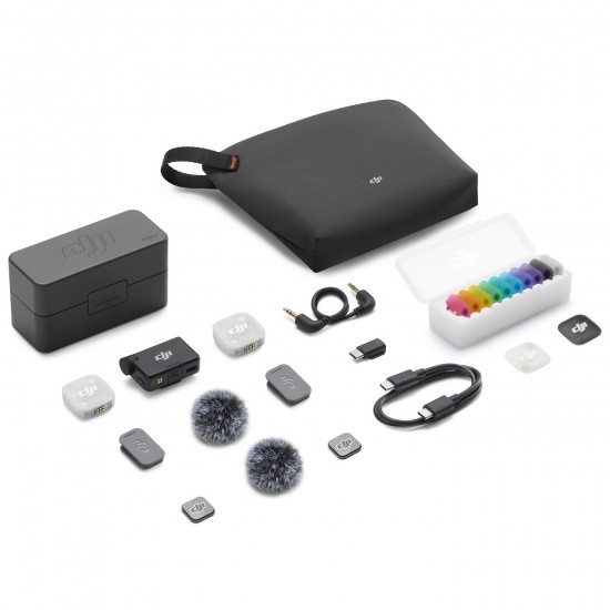 DJI MiC Mini2  Kit de 2 mic para cámaras y smartphones
