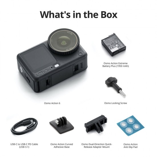 DJI Osmo Action 6 Camera Enhanced Combo