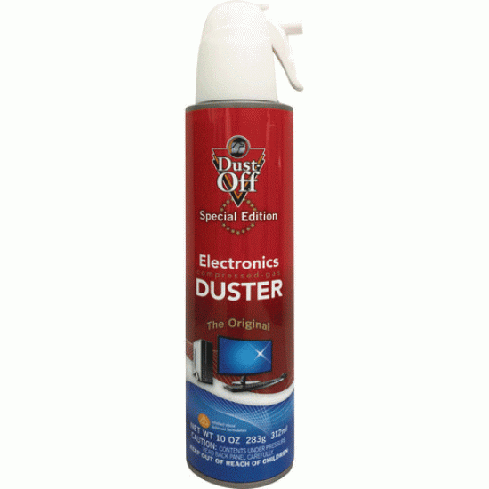 Dust-Off Aire comprimido Duster 10 oz Edición especial  (Rojo) 