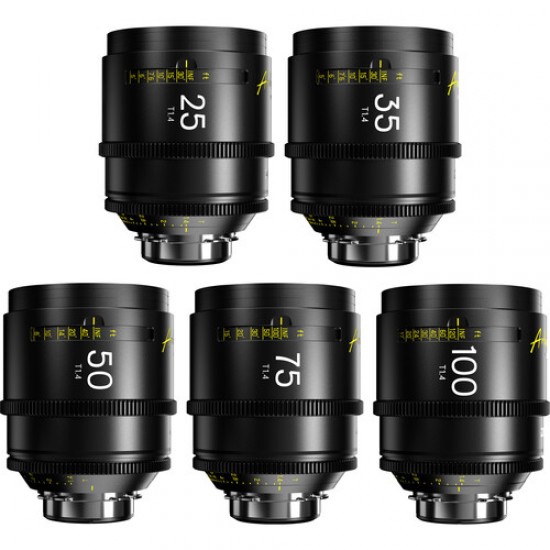 DZOFilm Arles Kit de 5 lentes FF/VV Prime Cine (ARRI PL)
