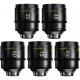 DZOFilm Arles Kit de 5 lentes FF/VV Prime Cine (ARRI PL)