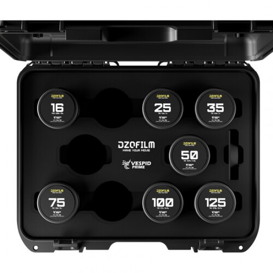 DZOFilm VESPID Prime Kit de 7 lentes V2 (monturas PL y EF)
