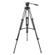 E-Image EA610R Trípode compacto con cabezal fluido cap. 3kg
