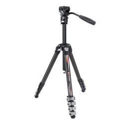 E-Image TC205 Trípode compacto profesional con cabezal fluido cap. 5kg