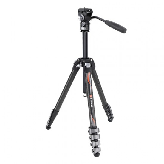E-Image TC205 Trípode compacto profesional con cabezal fluido cap. 5kg
