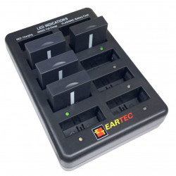 Eartec CHLX10E Cargador de 10 baterias para sistemas UltraLITE y HUB