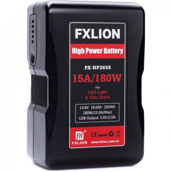 FXlion Batería High Power Lithium V-Mount 18Ah 265Wh