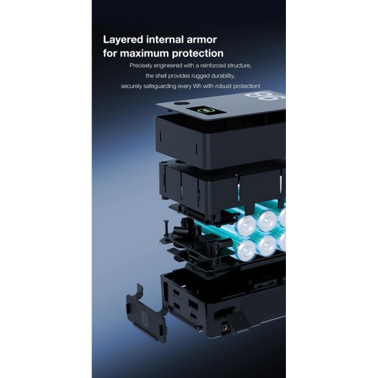 FXlion Nano Pro Bateria V-Mount Compacta 98W