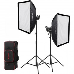 Godox Kit 2 LED SL60IIBI bicolor con softbox