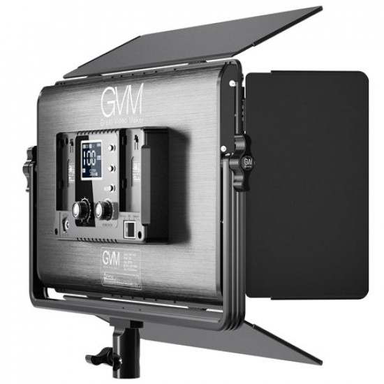 GVM 1500D 75W Powerful Bi-color y  RGB Video Panel Light 2-Light-Kit