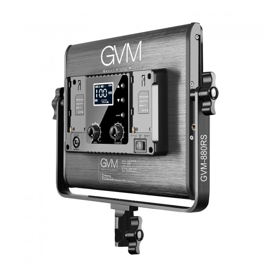 GVM GVM-880RS Kit de 2 LED RGB Compacta + Bi-Color 60W