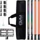 GVM BD100 kit de 4 tubos de luz led RGB (77cm)
