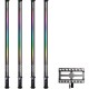 GVM BD100 kit de 4 tubos de luz led RGB (77cm)