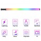 GVM BD100 tubo de luz led RGB (77cm)