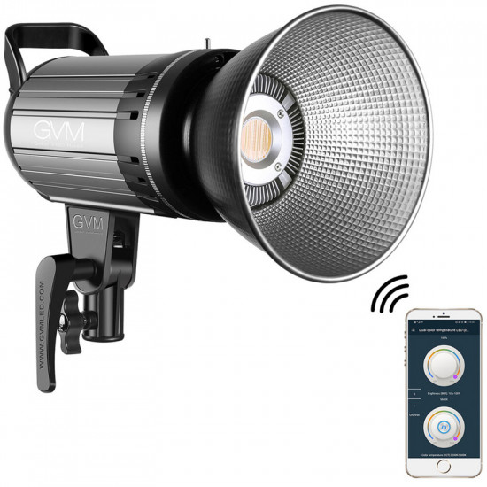 GVM LED bicolor G100W con Soft box lantern en kit