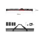GVM BD25R Tubo de Luz Led Bi-Color RGB  (24")