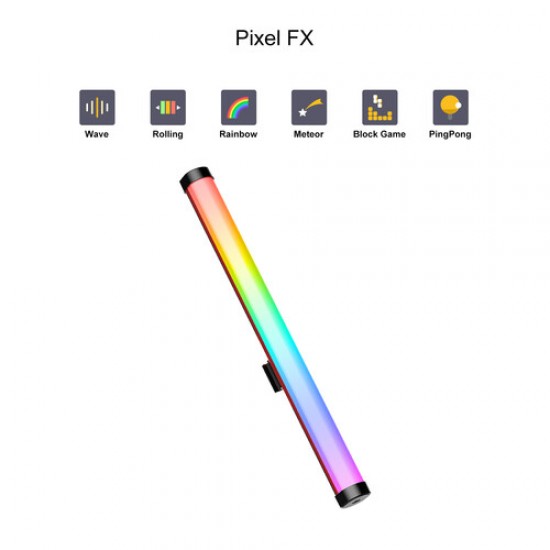 GVM BD25R Tubo de Luz Led Bi-Color RGB  (24")