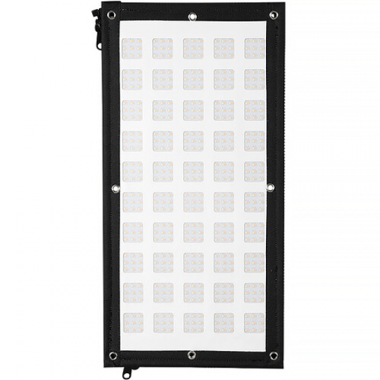 GVM Panel de luz LED bicolor ZipTile Z150B de 1 x 2
