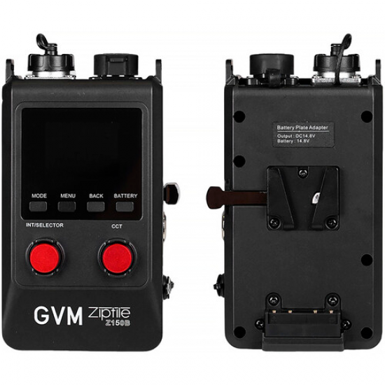 GVM Panel de luz LED bicolor ZipTile Z150B de 1 x 2