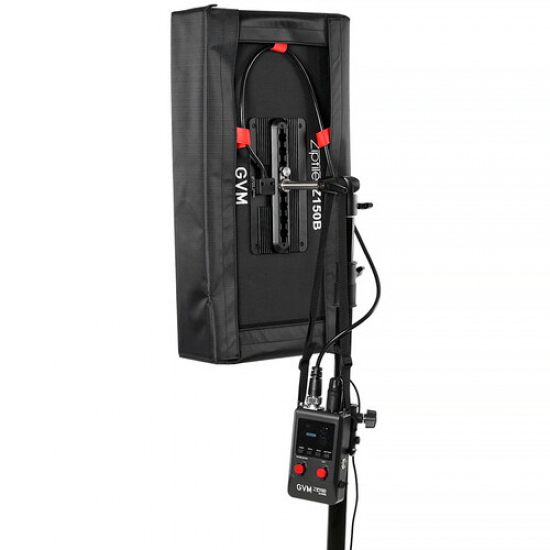 GVM Panel de luz LED bicolor ZipTile Z150B de 1 x 2