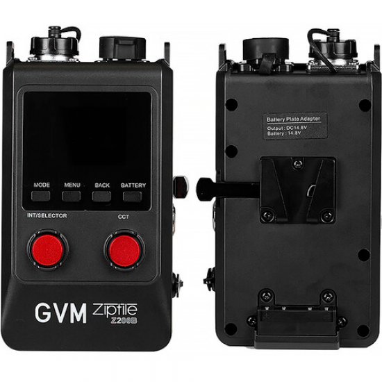 GVM Panel de luz LED bicolor ZipTile Z200B de 1 x 3