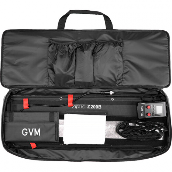 GVM Panel de luz LED bicolor ZipTile Z200B de 1 x 3