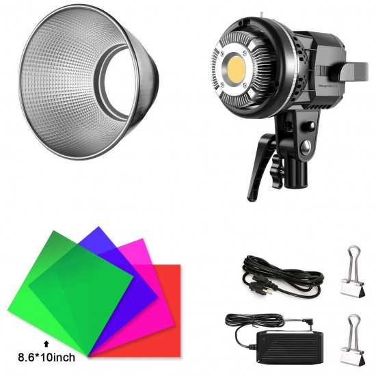 GVM P80S-II Kit de 2 LEDs Compactos 5600K con alto CRI de 97