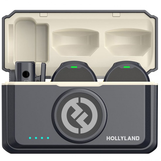 Hollyland Lark M2 Combo Sistema de 2 Micrófonos inalámbricos
