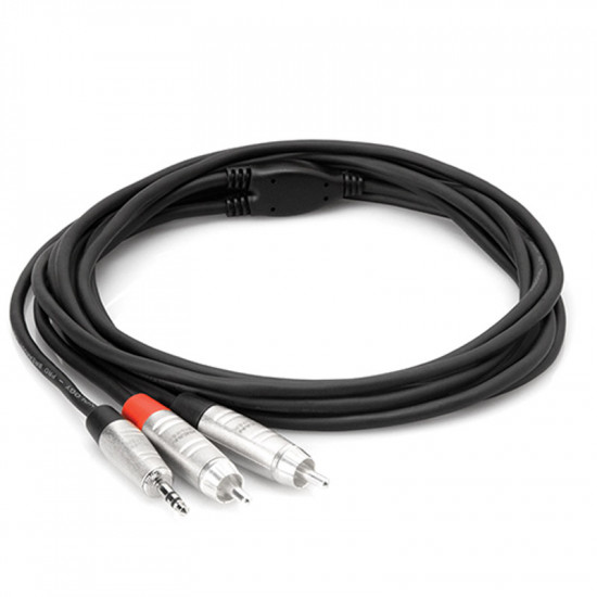 Hosa HMR-006Y Cable Audio 1.8mts  3.5mm TRS  a 2 RCA Left/right    