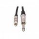 Hosa HPR-001.5 Cable corto 45cm Plug Rean mono 1/4" TS  a RCA Macho 